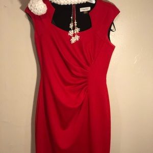 Calvin Klein Red Party Dress